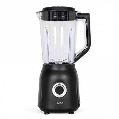 LIVOO Blender -  - 1,5 L - 600 W - 22 000 Tours/min - 2 Vitesses - Noir 