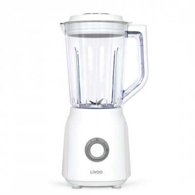 LIVOO Blender -  - 15 L - 600 W - 22 000 tours/min - 2 vitesses - Turbo blanc