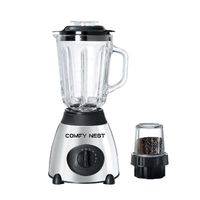COMFY NEST Blender Mixeur En Verre 2en1 Fonction Pulse 800w  Cnblg15p
