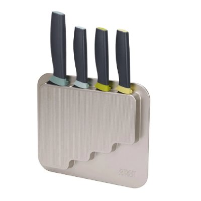 JOSEPH JOSEPH Bloc 4 couteaux de cuisine Doorstore gris Gris 