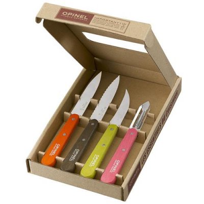 OPINEL Bloc couteaux  Les Essentiels Fifties 4 couteaux