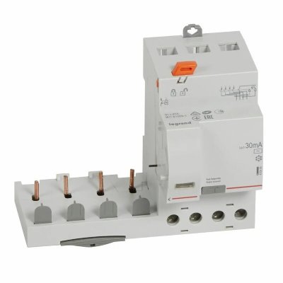 LEGRAND Bloc diff adaptable &agrave; vis DX&sup3; pour disj 1 module/p&ocirc;le 4P 40A typeAC 30mA