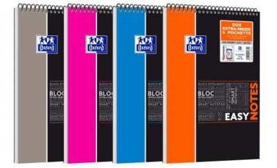 OXFORD Bloc-notes de 160 pages A4+ Sey&egrave;s Easynotes Etudiant Mod&egrave;le al&eacute;atoire