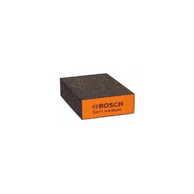 BOSCH Bloc standard abrasif Best for Flat et Edge 69x97x26mm Gr moyen  2608608225