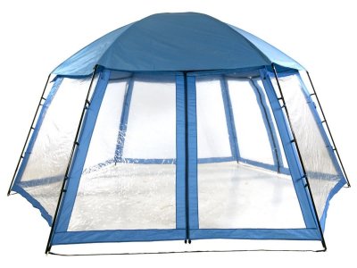 BLUE BAY  Pavillon de piscine type I Bleu 433 x 500 x 250 cm