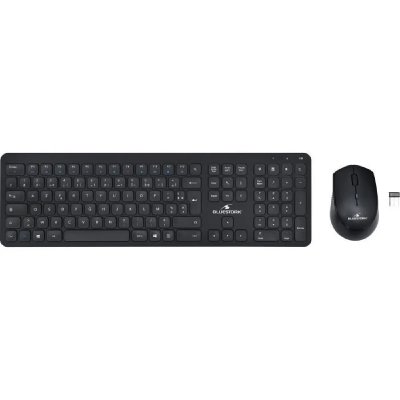 BLUESTORK  - Pack clavier souris sans fil Noir SLIM