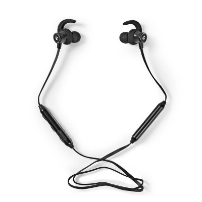  Bluetooth &eacute;couteurs Nedis HPBT8000BK Noir 