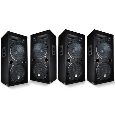 BM SONIC  4 Enceintes passives Sono PA 2x15/38cm 4000W 3 Voies bassreflex LSC215