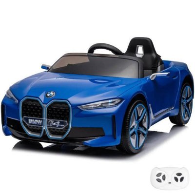 VROOOMY Bmw I4 Voiture Electrique Enfant 12v Avec T&eacute;l&eacute;commande 0-6 Ans