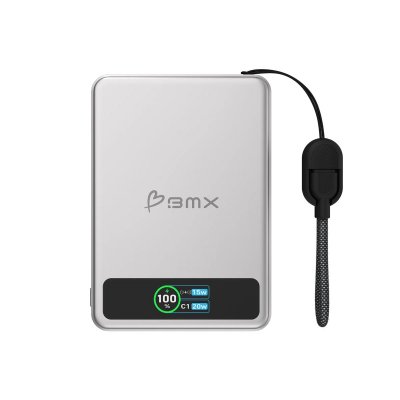 BMX  Powerbank MagSafe 5000mAh Qi2 Argent