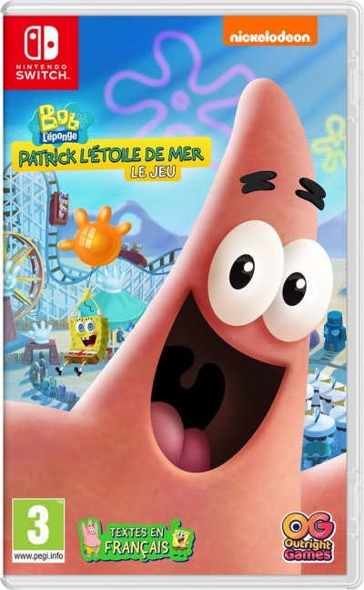 Bob l'&eacute;ponge: Patrick l&rsquo;&Eacute;toile de Mer Le Jeu Nintendo Switch 