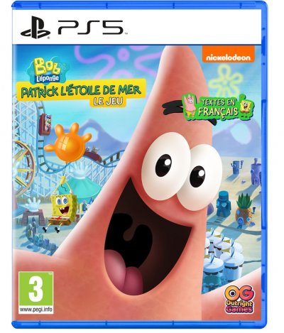Bob l'&eacute;ponge: Patrick l&rsquo;&Eacute;toile de Mer Le Jeu PS5 