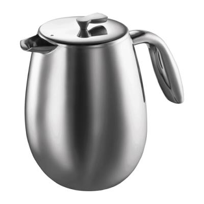 BODUM  1312-57 columbia cafeti&egrave;re &agrave; piston -12 tasses -1,5 l inox satin&eacute;