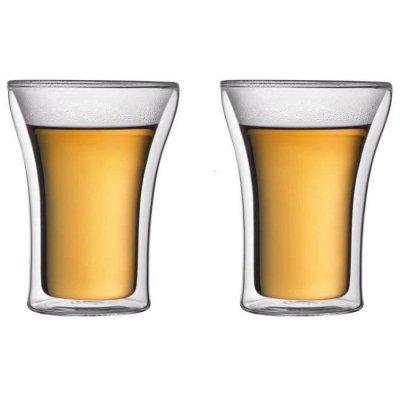 BODUM  ASSAM Set 2 verres, double paroi, 0.25 l Transparent