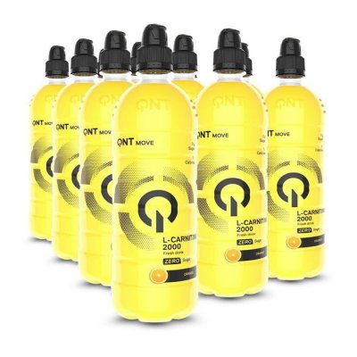 QNT Boissons &agrave; la L-Carnitine  - L-Carnitine 2000 - Orange Pack de 12