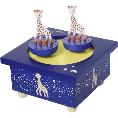 TROUSSELIER Bo&icirc;te &agrave; musique Bois Sophie la Girafe Voie Lact&eacute;e