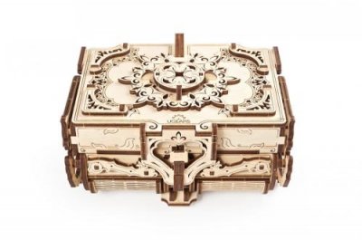 UGEARS Bo&icirc;te Antique  - Puzzle 3d M&eacute;canique en bois