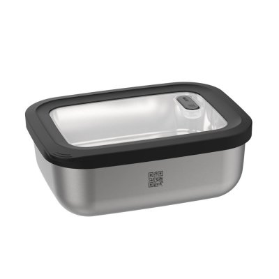 GEFU Boite de conservation Provido rectangulaire 60cl - - Argent - Inox