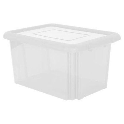 Bo&icirc;te de rangement EDA Funny box 55L transparent
