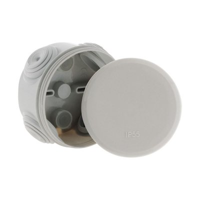 ZENITECH Bo&icirc;te d&eacute;rivation ronde &Oslash;70mm profondeur &Oslash;35mm vrac