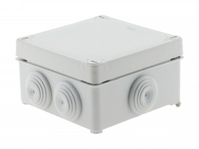 ZENITECH Bo&icirc;te &eacute;tanche carr&eacute;e 100x100x50 &agrave; visser 1/4 de Tour IP 55