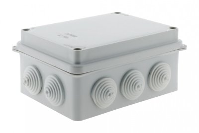 ZENITECH Bo&icirc;te &eacute;tanche rectangulaire 150 x 110 x 70mm &agrave; visser 1/4 de tour IP54