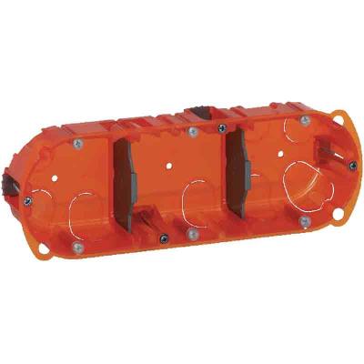 LEGRAND Bo&icirc;te multimat&eacute;riaux  - 3 postes - Profondeur 50 mm
