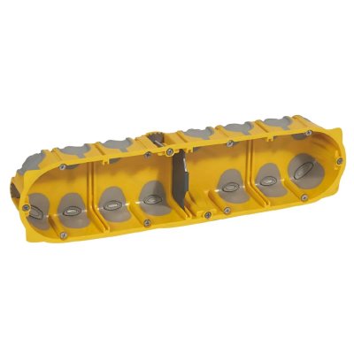 LEGRAND Bo&icirc;te multipostes programme Ecobatibox - 4 postes - 8/10 modules - profondeur 40 mm