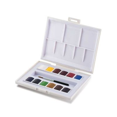 SENNELIER Boite Voyage - La Petite Aquarelle - 12 demi-godets - 