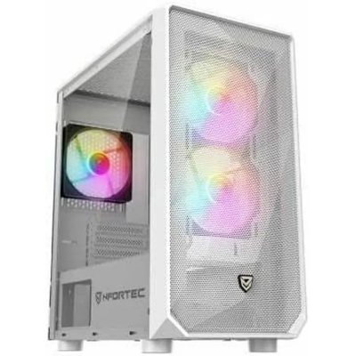 NFORTEC Bo&icirc;tier ATX  NF-CS-DYS-W Blanc