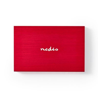 NEDIS Bo&icirc;tier disque dur  HDDE25310RD Rouge