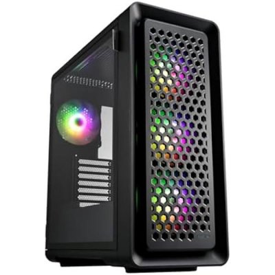 FSP Bo&icirc;tier -  - CUT593A - Ultra Tour - Noir - E-ATX - Verre tremp&eacute;