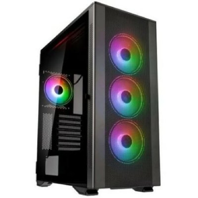 KOLINK Bo&icirc;tier Moyen Tour E-ATX Stronghold Prism RGB avec Panneau Vitr&eacute;, Gris