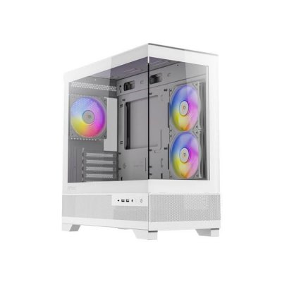 ANTEC Bo&icirc;tier PC >   Bo&icirc;tier PC  CX500M RGB WHITE - mT/Sans Alim/mATX 