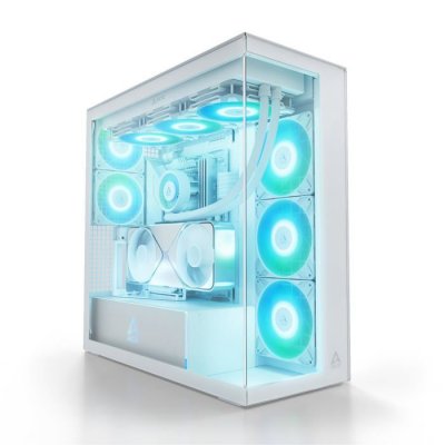 ARCTIC Bo&icirc;tier Pc  Xtender Vg Blanc 5 Ventilateurs Argb