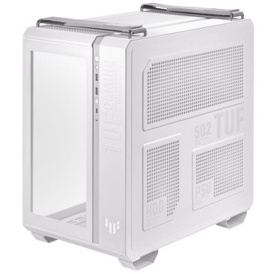 ASUS Bo&icirc;tier PC  TUF Gaming GT502 Plus TG Blanc - MT/Sans Alim/ATX
