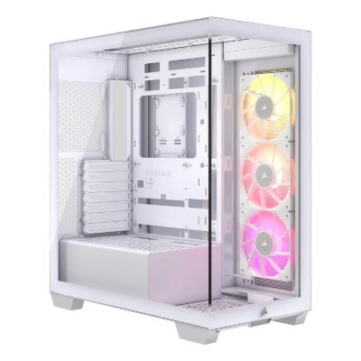 CORSAIR Bo&icirc;tier PC  iCUE LINK 3500X RGB Blanc - MT/Sans Alim/E-ATX#