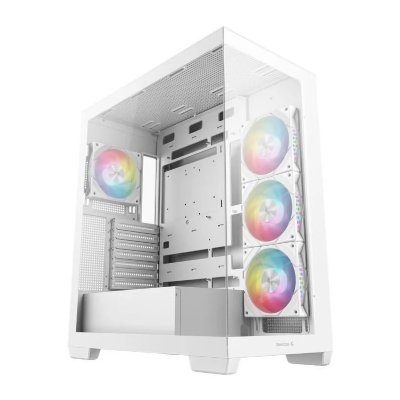 DEEPCOOL Bo&icirc;tier PC  CG580 4F Blanc - MT/Sans Alim/ATX 