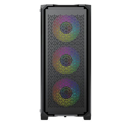 YEYIAN Bo&icirc;tier PC gaming ATX  VAULT YCM-APVAU-G1, verre tremp&eacute;, acier noir, 4 ventilateurs