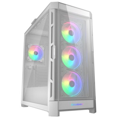 COUGAR Boitier Pc Gaming  Gaming DUOFACE PRO RGB Blanc