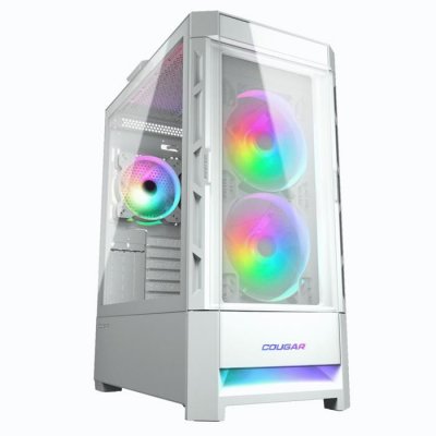 COUGAR Boitier Pc Gaming  Gaming DUOFACE RGB Blanc