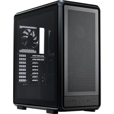 COOLER MASTER Bo&icirc;tier PC gaming MasterFrame 500 MeshBlack moyen tour noir avec panneau lat&eacute;ral verre tremp&eacute;