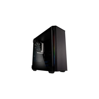 KOLINK Boitier Pc Gaming Tour E-ATX Refine RGB avec panneau vitr&eacute; Noir