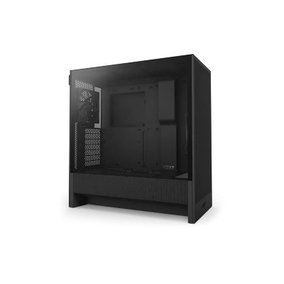 NZXT Bo&icirc;tier PC H5 FLOW moyen tour noir avec panneau lat&eacute;ral verre tremp&eacute;