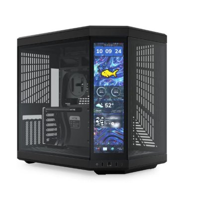 HYTE Bo&icirc;tier PC  Y70 Touch Infinite - MT/SansAlim/ATX - Noir 