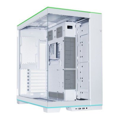 LIAN LI Bo&icirc;tier PC Lian-Li O11D EVO RGB Mid-Tower/ verre tremp&eacute; - Blanc
