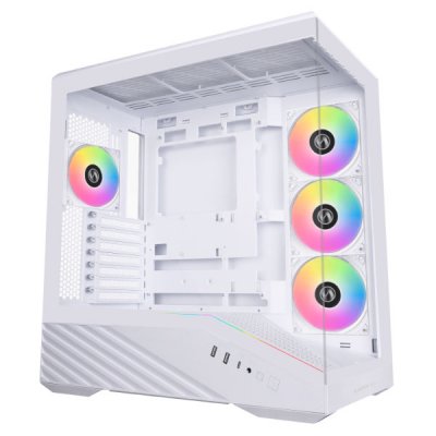 LIAN LI Bo&icirc;tier PC Lian-Li Vector V100 RGB Blanc - MT/Sans Alim/E-ATX