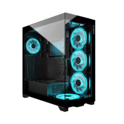 M.RED Bo&icirc;tier PC  Radiant.X Black - GT/Sans Alim/ATX