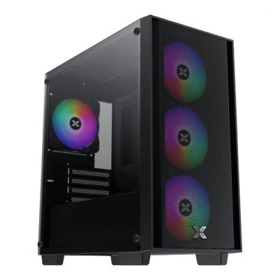 XIGMATEK Boitier PC Micro ATX  NYX Air II avec 4x Z20F (EN42270)
