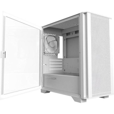 MONTECH Boitier PC Mini Tour Micro ATX  Air 100 Lite avec panneau vitr&eacute; - Blanc